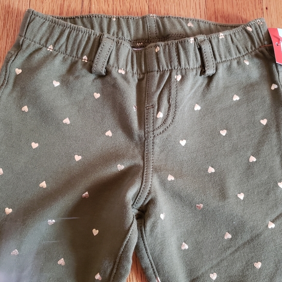 Cat & Jack Girl Spring Olive Leggings 4T NWT - Picture 5 of 6